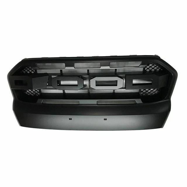 APS Stainless Steel Lower Bumper Grille For 2019-2023 Ford Ranger – Black Mesh