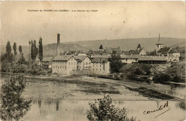 CPA Env. de BAUME-les-DAMES - Les Usines de Cour (365944)