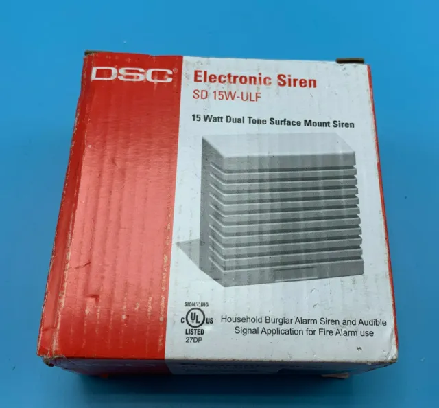 DSC Electronic Siren SD-15W-ULF