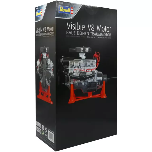 Revell V8 Engine Model Kit Scale 1/4