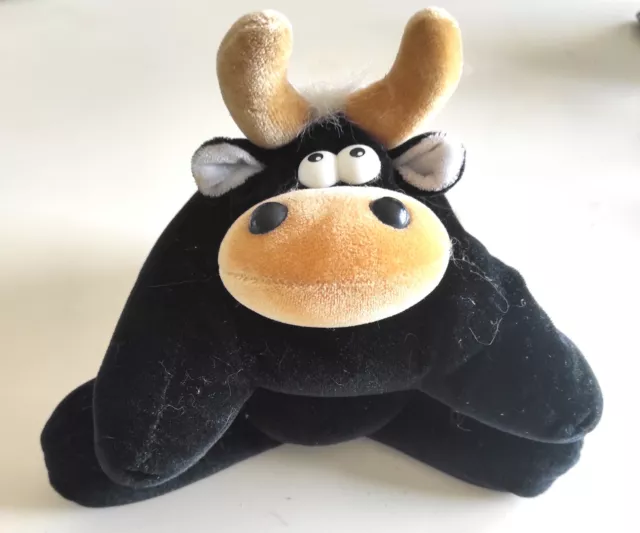 Peluche taureau noir fabricaton espagnol