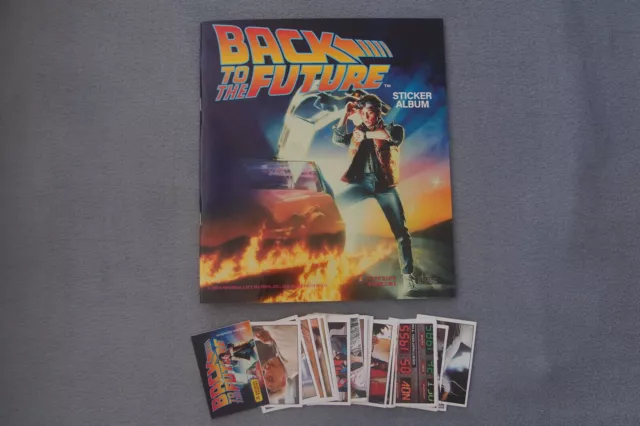 Back to the Future Sammelalbum Panini leer inkl Bildersatz Reprint BTTF