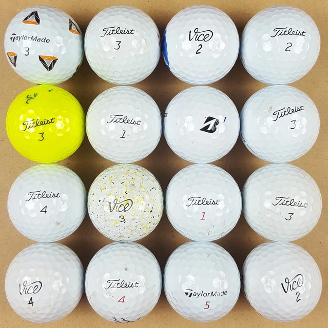 Balles Golf Haut de Gamme Titleist Pro V1 AVX Vice Pro Plus Amen TaylorMade TP5