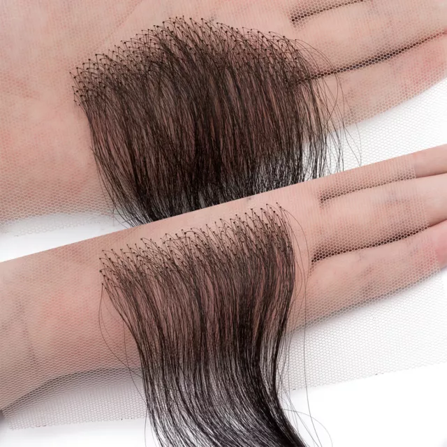 Brazilian 100% Virgin Human Hair Lace Baby Hair Edges Hairline Stripes Hairpiece