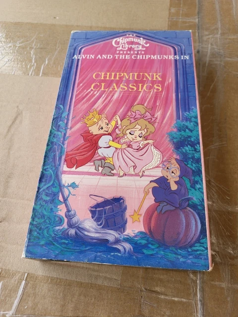 THE CHIPMUNK LIBRARY Presents Alvin In Chipmunk Classics VHS Tape 1984 ...