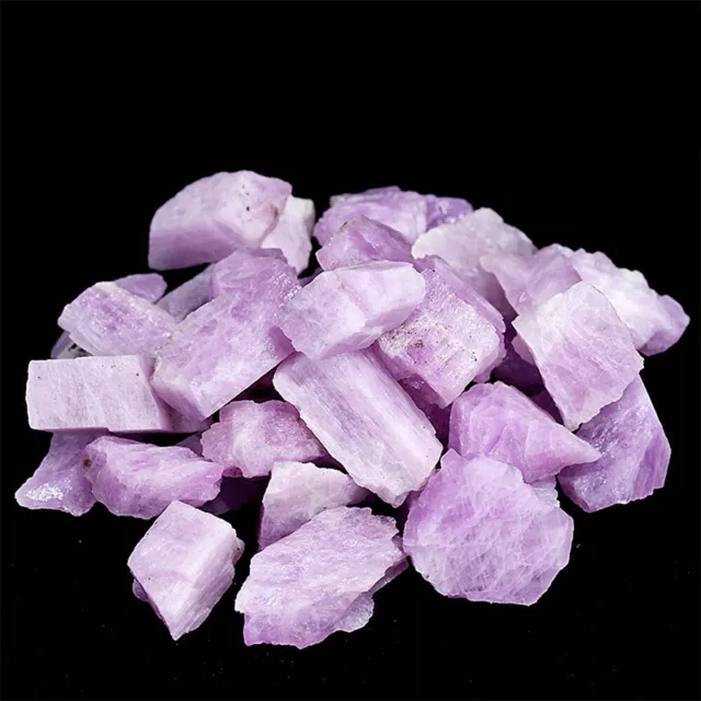 Natural Rough Raw Kunzite Crystal Stone Quartz Mineral Specimen Healing Reiki