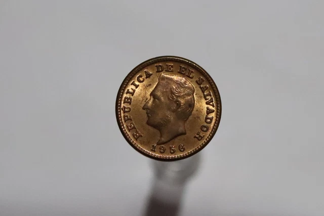 🧭 El Salvador 1 Centavo 1956 High Grade B53 #Z7486