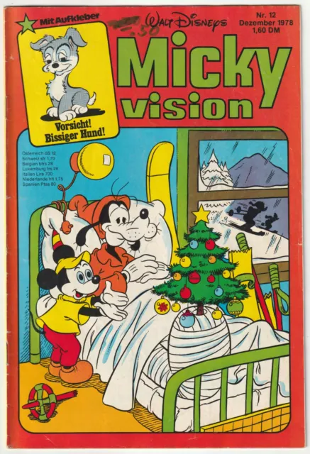 ✪ MICKYVISION #12/1979 ohne Beilage, Ehapa COMIC-HEFT Z2 *Walt Disney