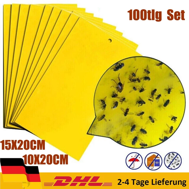 8 X Gelbfalle Gegen Fliegende Schädlinge In Bäumen, Gelbsticker, Leimfalle 4251328617593 - Foto 4