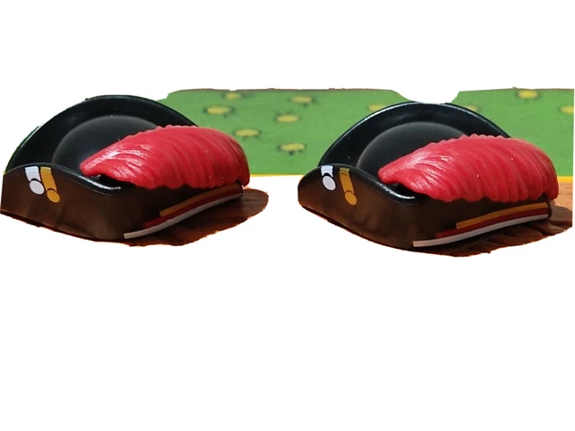 2 Casquettes Noires PLAYMOBIL Pour Enfants - Thème Pirates Ou Belle Époque - Pièces Détachées D'occasion