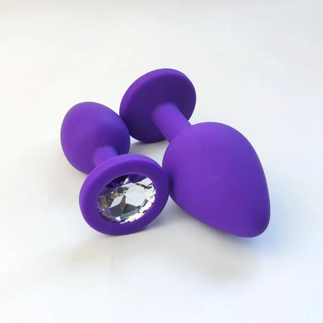 Plug Anal Fleuri Noir En Silicone - 10 Cm, Sans Phtalate, Imperméable, Neuf Pour Homme/femme