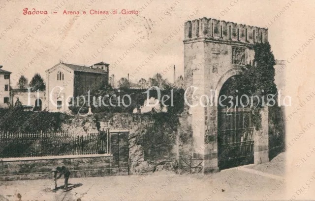 1912 PADOVA Arena e Chiesa di Giotto cartolina