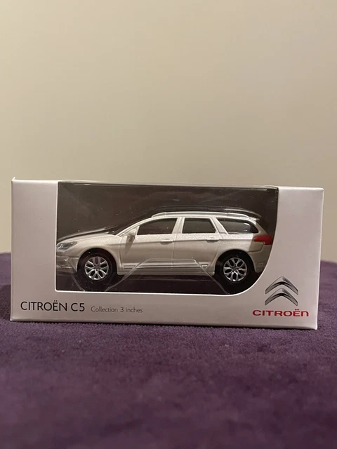 Miniature Voiture Norev 1/64 Citroën C5 Break Verte - Modèle Occasion 3 Inches