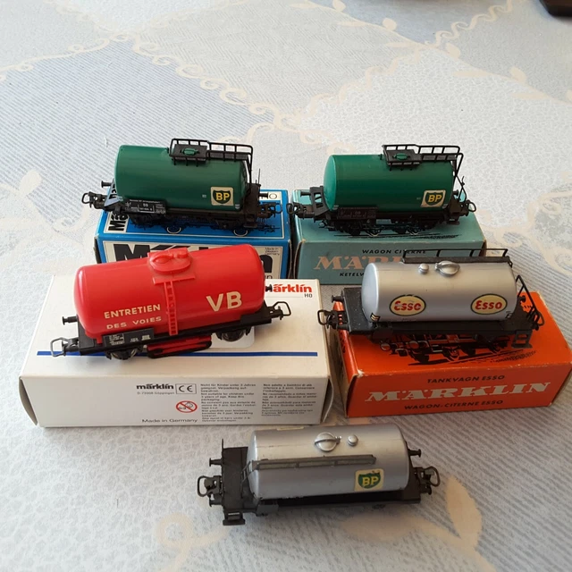 Märklin H0 Wagon D'Entretien Des Voies 46049 – Chariot Nettoyage Rail DB Époque IV – Avec Feutres Polissants