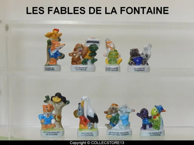 Serie Complete De Feves Les Fables De La Fontaines