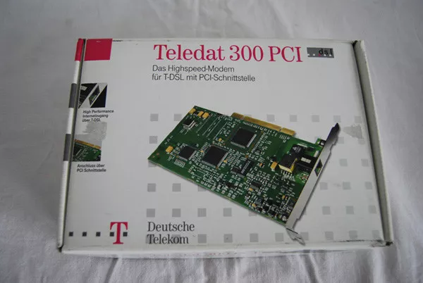 Teledat 300 PCI  Highspeed DSL Modem mit PCI Schnittstelle PCI Karte NEU OVP