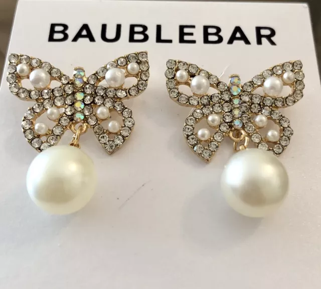 Baublebar Pearl Drops/ Crystals Butterflies