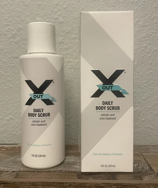 Proactiv X Out Xout Daily Body Scrub 4oz. Acne Cleanser