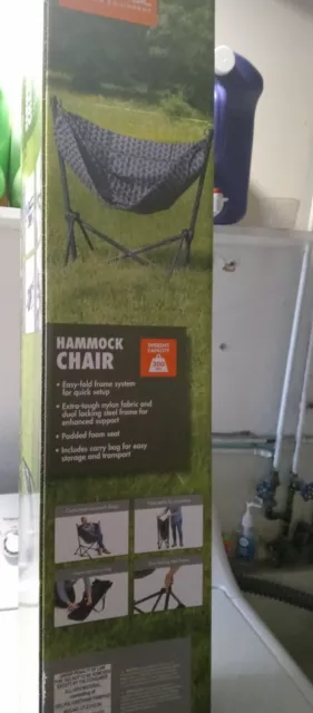 Ozark trail steel folding hammock 2025 chair with padded seat stores