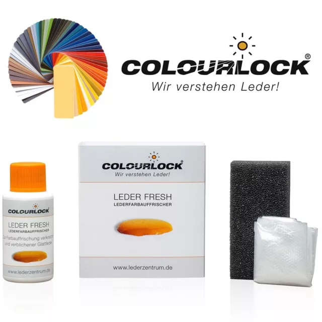 COLOURLOCK Leder Fresh Tönung Mini 30 ml Weiß (F033) für Leder, Kunstleder