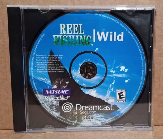 REEL FISHING WILD Sega Dreamcast Video Game Complete $24.95 - PicClick
