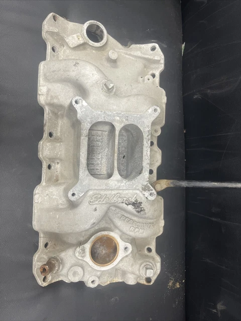Edelbrock Performer RPM SBC Small Block Chevy Aluminum Intake Manifold 7101 NICE Edelbrock Performer RPM SBC Small Block Chevy Aluminum Intake Manifold 7101 NICE