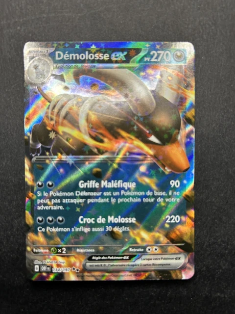 Houndoom Ex 134/197 De Obsidian Flames | Lote De 10 Cartas Pokémon En Francés (Boosters)