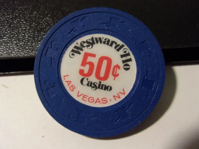 WESTWARD HO HOTEL CASINO 50¢ hotel casino gaming poker chip - Las Vegas, NV