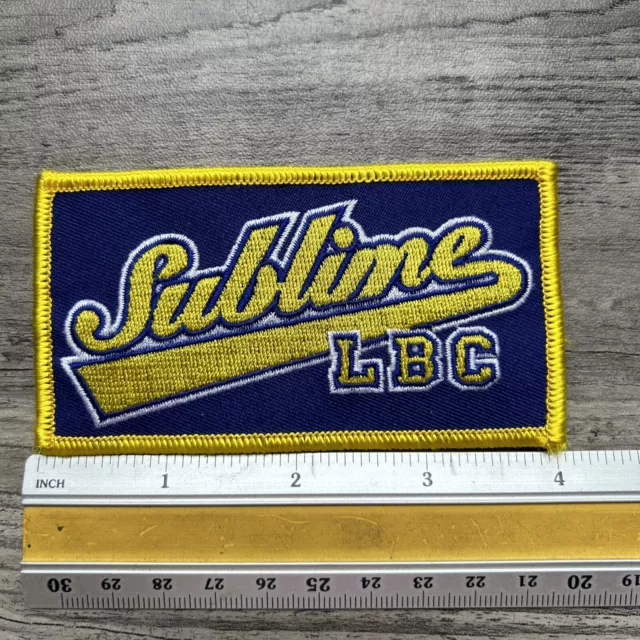 Sublime LBC Embroidered Iron On Patch 4” X 2”2007 C&D Visionary Navy And Gold