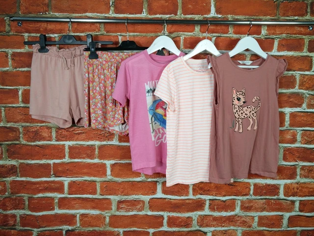 Girls Bundle Age 9-10 Years Next H&M Shorts Short Sleeve T-Shirt Summer 140Cm