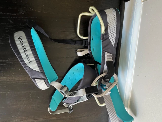 Great condition Black Diamond blue climbing harness size small