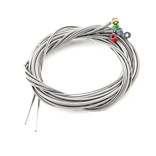 Set of 5 Pcs Stainless Steel Strings with Color Ball Ends for 5 String Elec N9E2 2