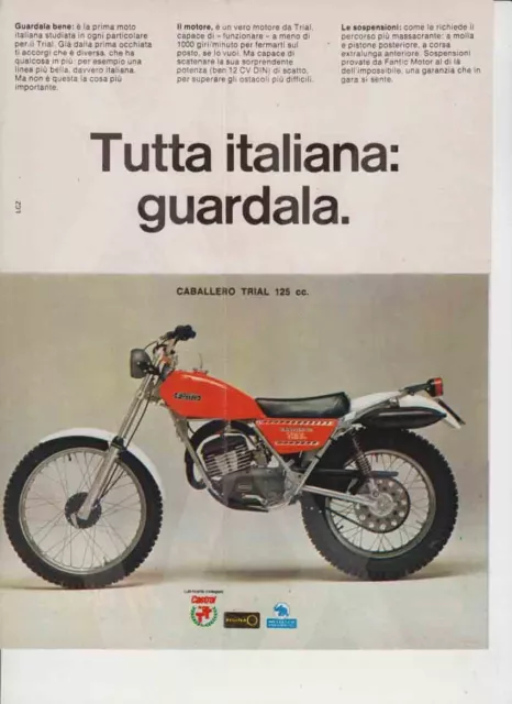 advertising Pubblicità -FANTIC MOTOR TRIAL 125  '77-MOTOITALIANE TRIAL EPOCA