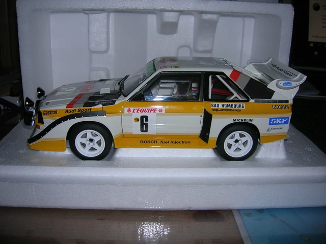 Autoart Audi Quattro S1 #6 Mikkola Rallye Monte Carlo 1986 1/18 88602