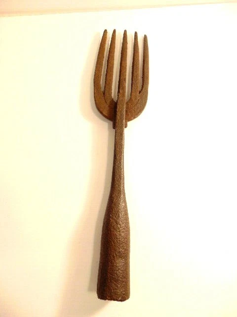 vintage hand forged eel gig with five tines (no handle) - 12 1/2 inches long vintage hand forged eel gig with five tines (no handle) - 12 1/2 inches long