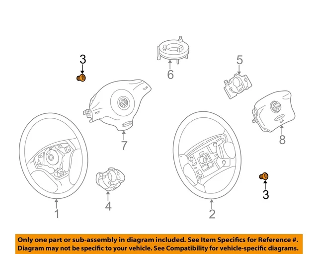 Original VW Mehrpunkt-Sicherungsschraube N 90799102 - Selbstsichernd