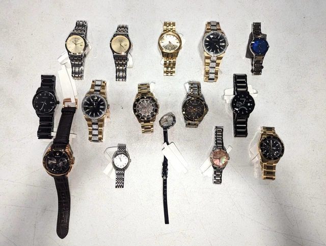 Mixed lot of Bulova pre-owned Watches quantity of 10 for parts Bulova -00367
