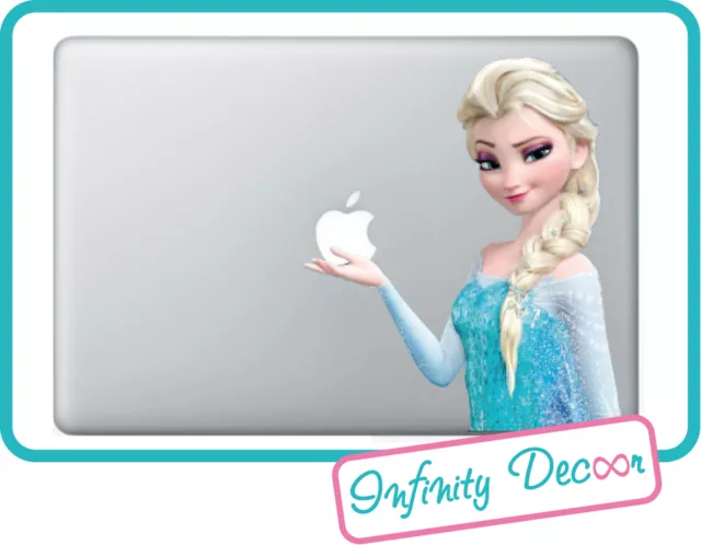 Adesivo Frozen Elsa  per Mac Book Pro/Air 11/13/15- Stickers  Frozen MacBook