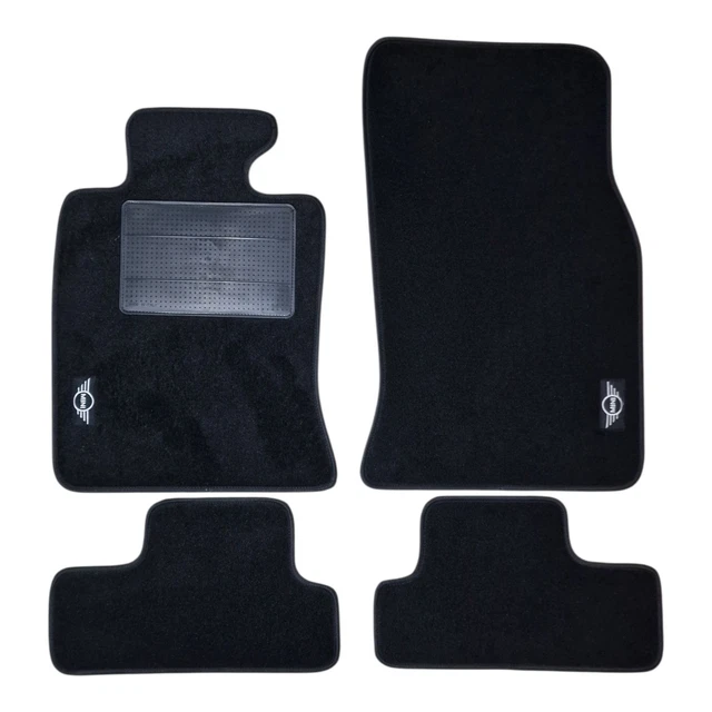 Tappetini Auto Mazda 2 DE 2007-2014 - Moquette Antiscivolo, Battitacco Rinforzato