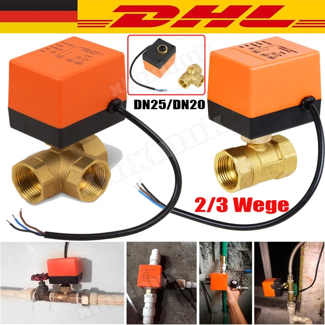 Produktbild von 1 Zoll Dreiwege-Kugelhahn DN25 Aus Edelstahl 304 – L-Typ, Innengewinde, PN40, Für Wasser, Öl, Dampf, Säuren