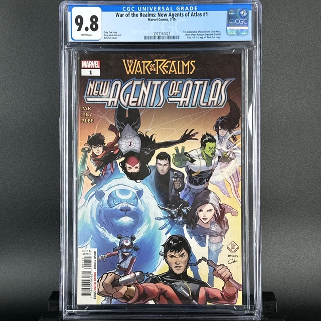 War of the Realms New Agents of Atlas #1 CGC 9.8 NM/MT 1st appearances