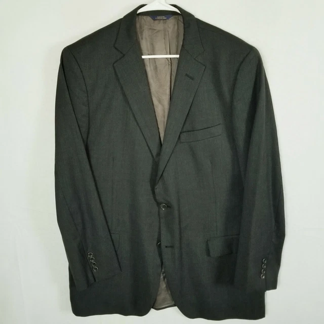 BROOKS BROS 1818 FITZGERALD Dark Brown BLAZER SPORT COAT SUIT JACKET MEN'S 44L