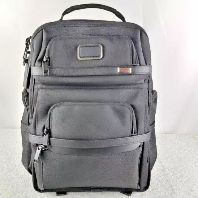 New Tumi Alpha 3 Backpack FXT Ballistic Nylon Leather Black Men's Business Bag