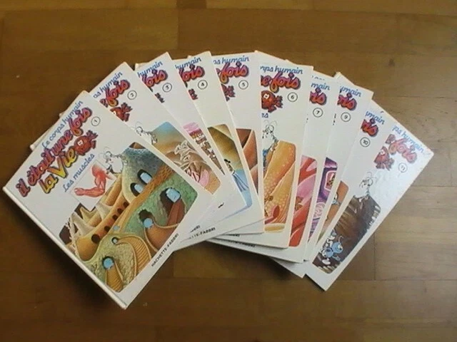 LOT 11 LIVRES " IL ETAIT UNE FOIS LA VIE" le corps humain EUR 9,50
