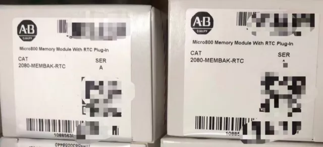 New Sealed AB 2080-MEMBAK-RTC Memory Backup, Data Log, Recipe ,High Accuracy RTC