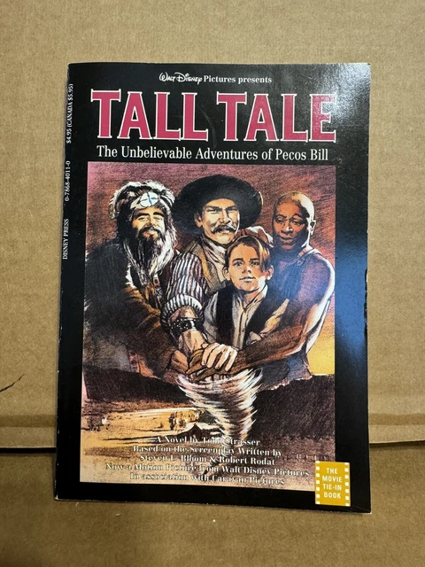 VTG DISNEYS TALL Tale Unbelievable Adventures Of Pecos Bill **Paperback ...