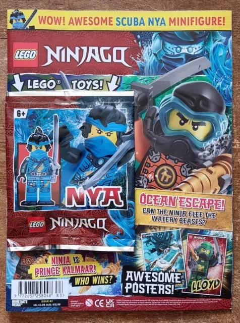 LEGO Ninjago Magazine Issue 83 With Scuba NYA Minifigure