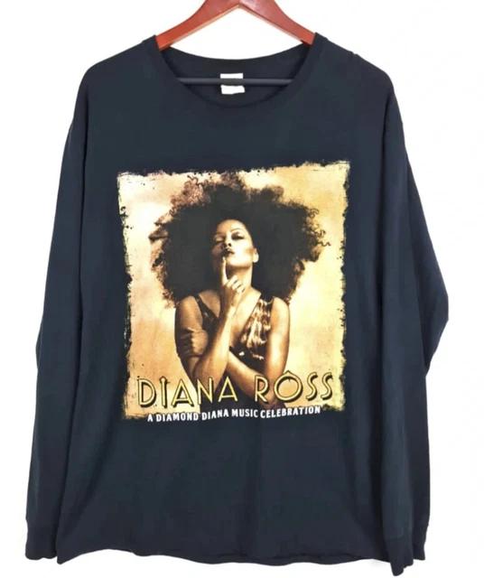 Diana Ross Concert T-Shirt Top of the World Tour Mens Size Large NWOT
