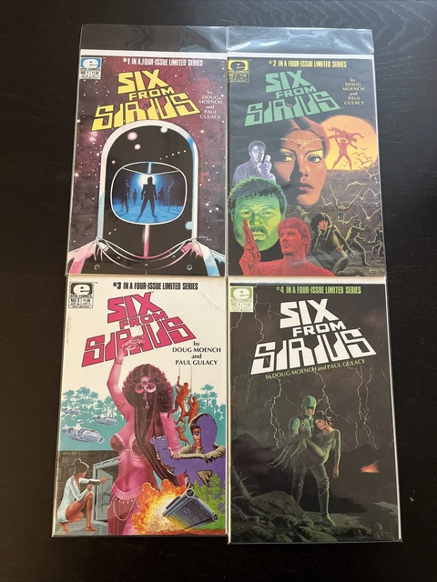 Epic Comics Six From Sirius #1-#4 Complete Limited Series Fine/Very Fine Marvel