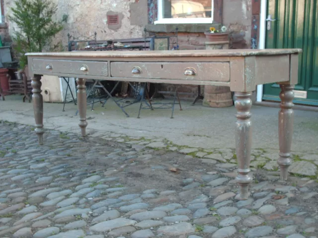 Antique Victorian  Rustic  Pine  Dresser Base